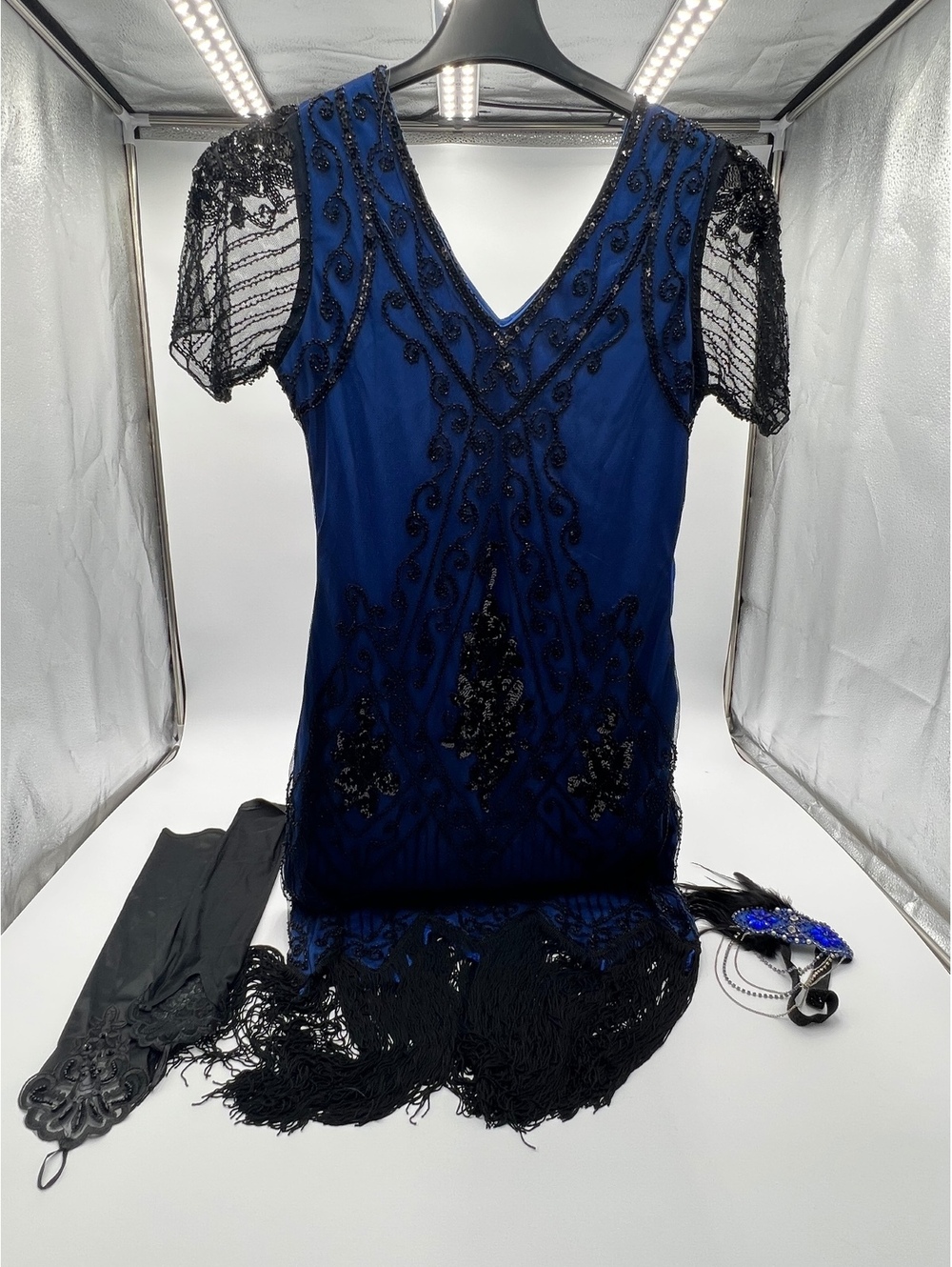 Women’s Roaring 20s Flapper Halloween Costume Dress Gatsby Party